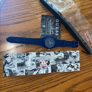 Iconic Logo Light Blue Silicone Strap Watch 42mm